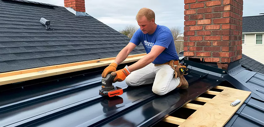 Metal Barn Roof Replacement in McHenry