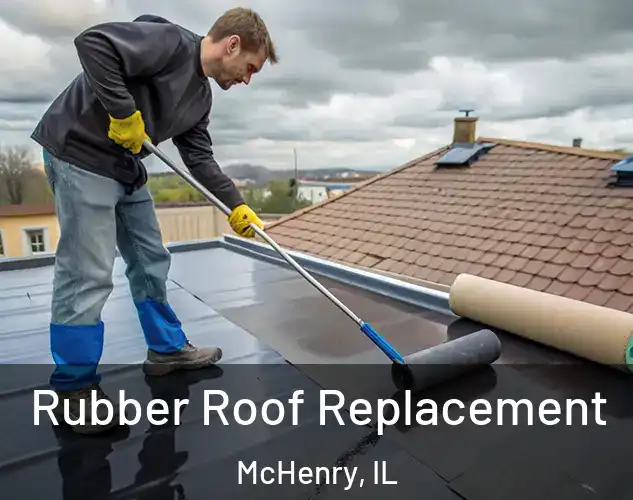 Rubber Roof Replacement McHenry, IL